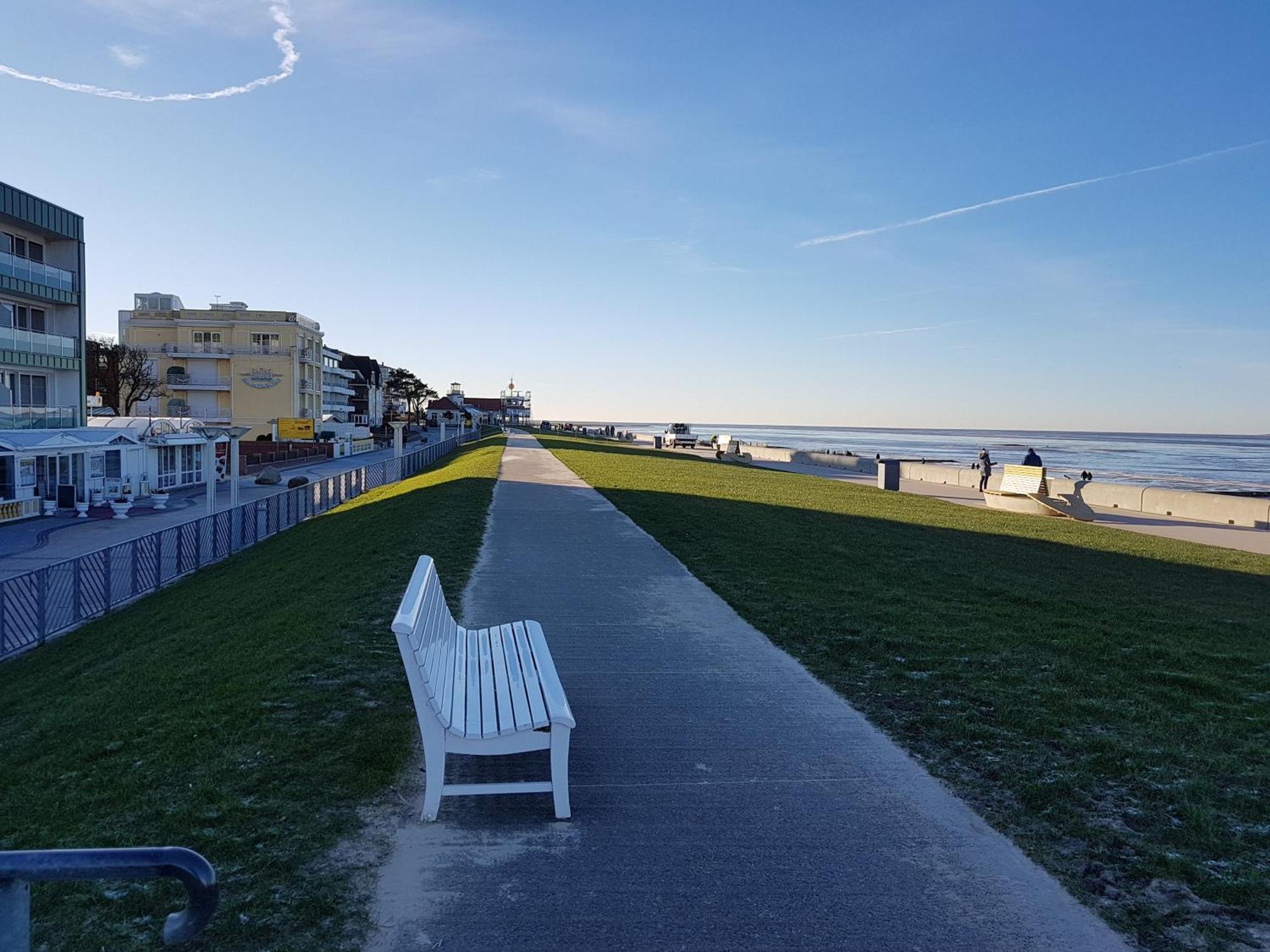 Gemütliches Apartment direkt am Strand Cuxhaven Exterior foto